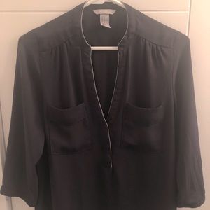 Navy H&M blouse